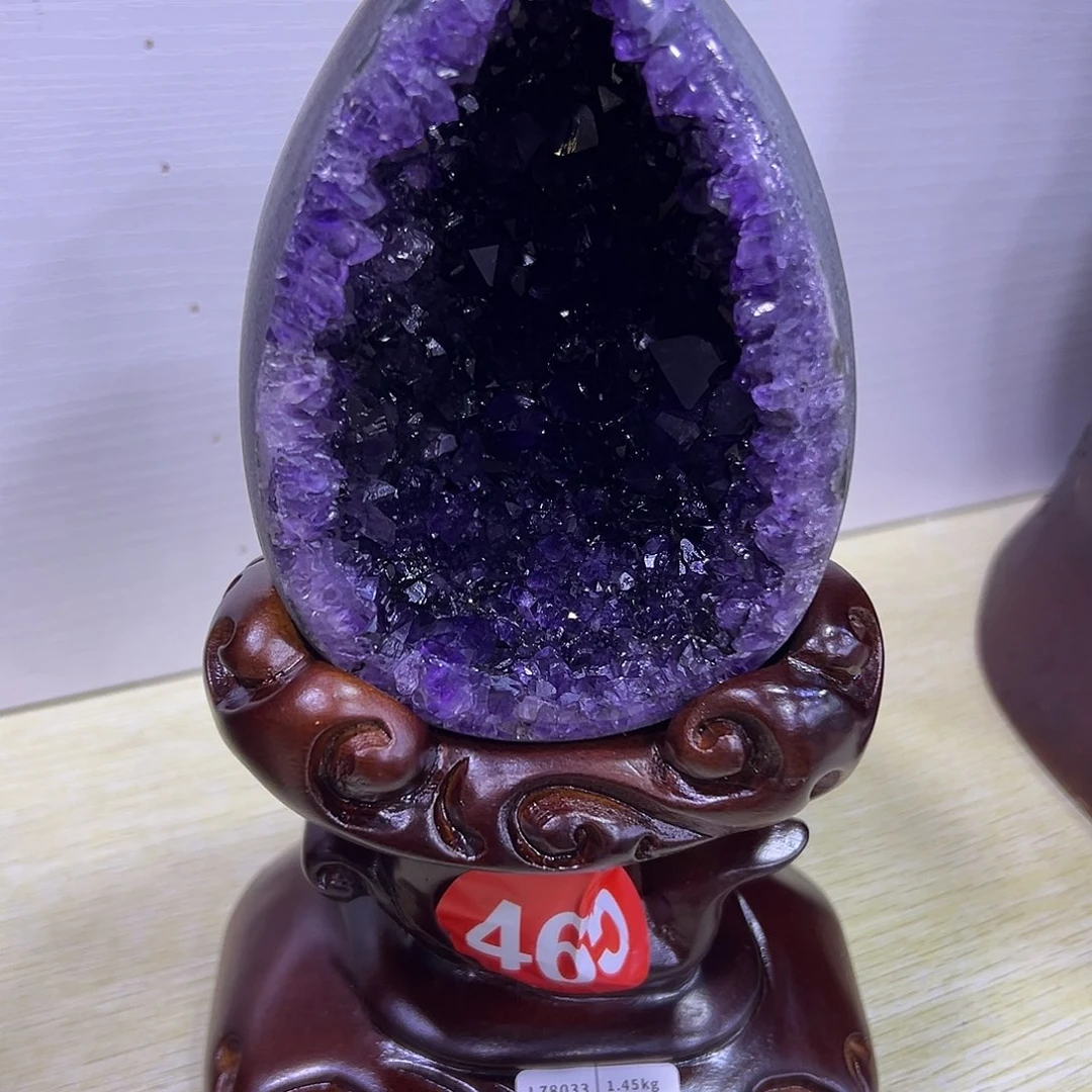 蔷***8未镶嵌大型摆件（非配饰）紫晶