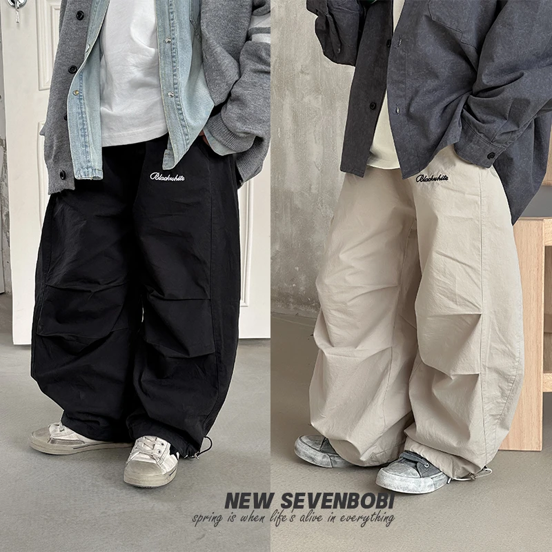 【现货】男童休闲裤韩版儿童裤子纯色时尚中大童春秋长裤2025新款