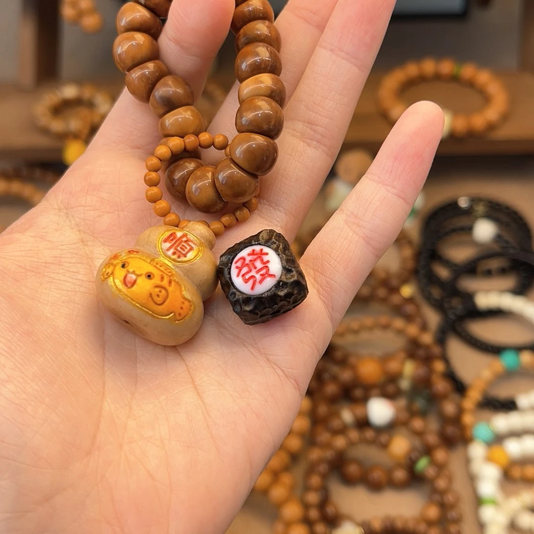 库克手串千*。手捻发和葫芦