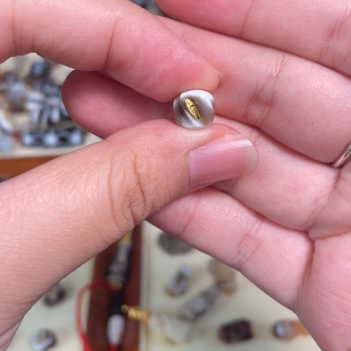玛瑙/玉髓未镶嵌颈饰13喜炫真金