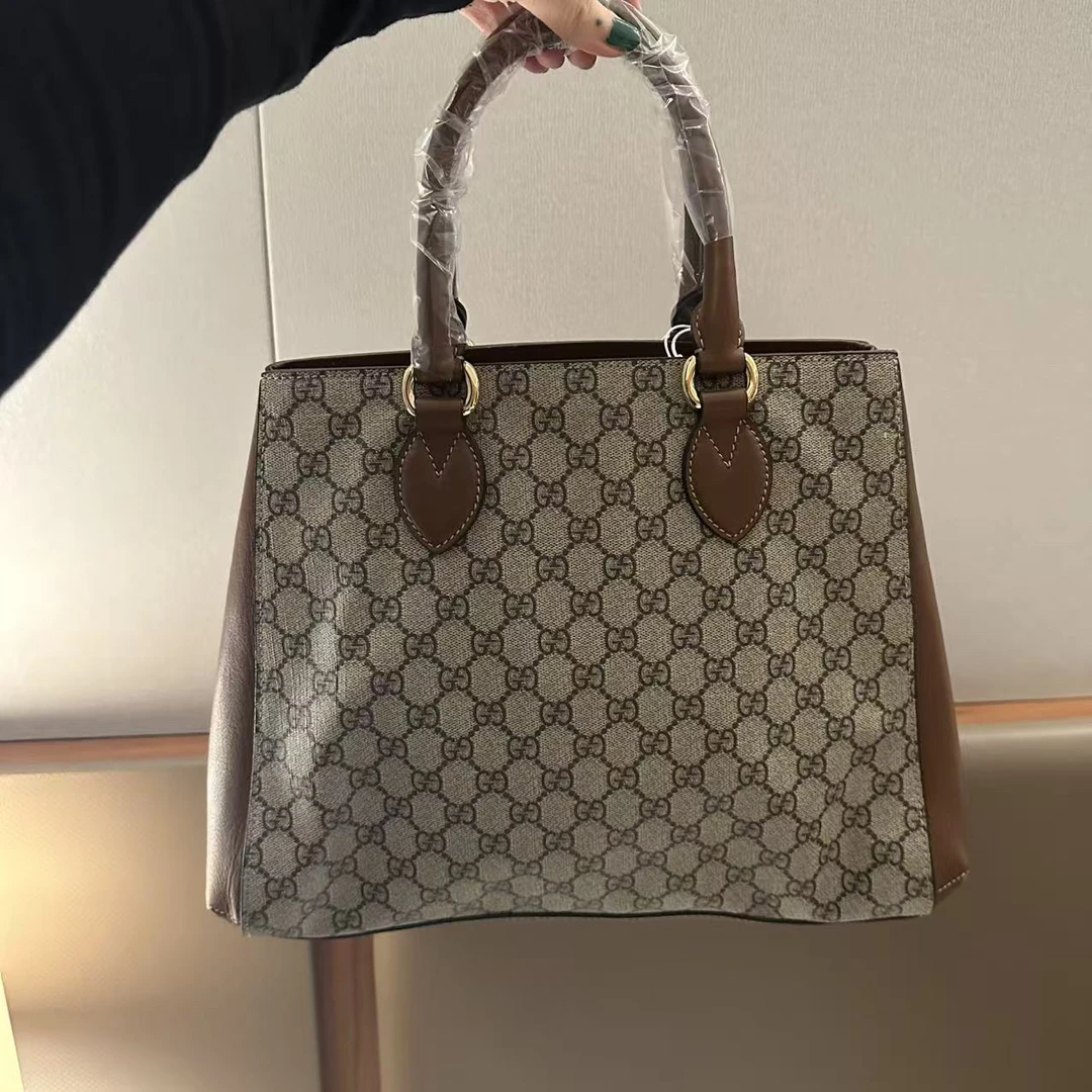 99新 GUCCI/古驰 老花手提包A 1368