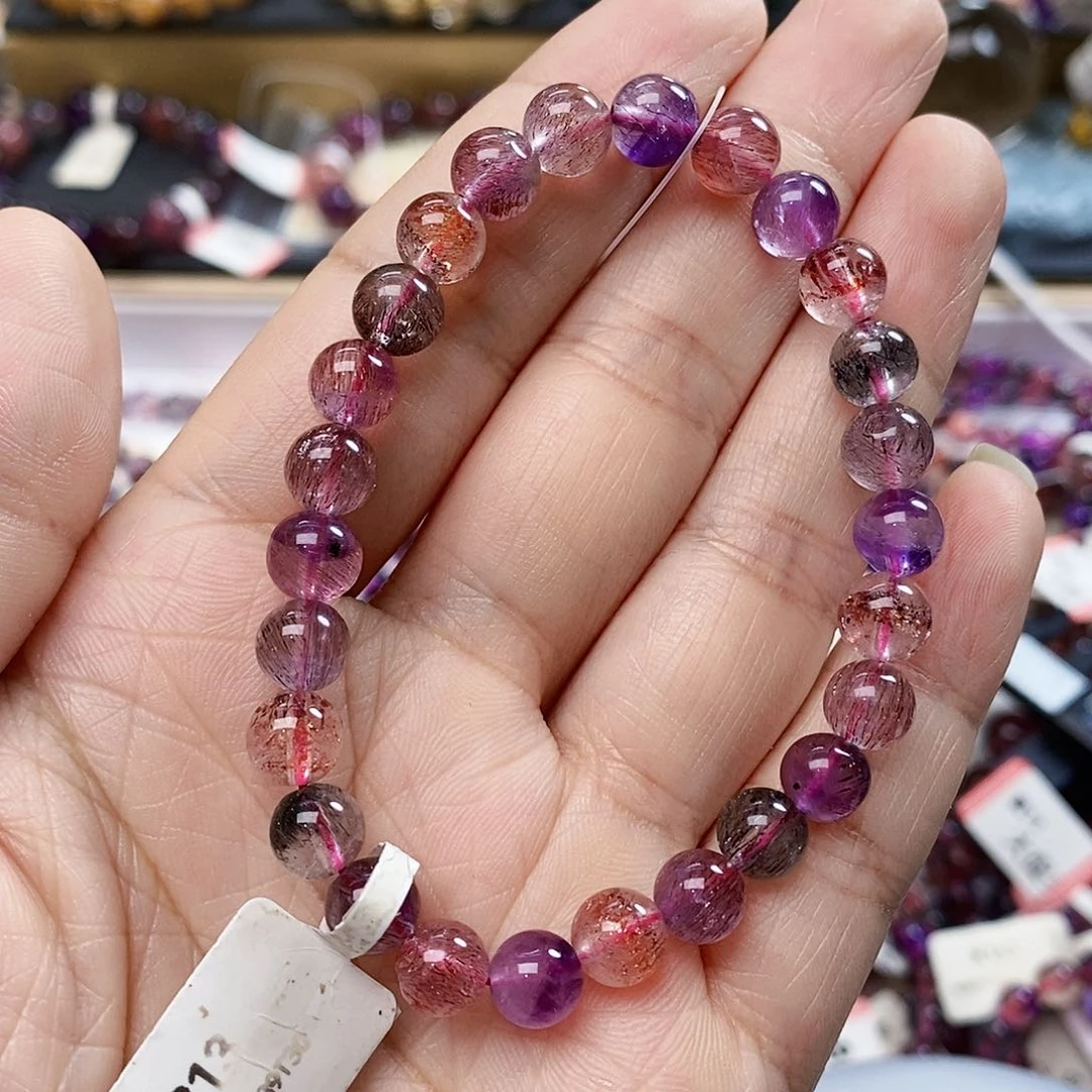 未镶嵌手链水晶7.6超七K213