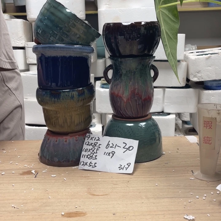 紫砂花盆多肉花盆微瑕30