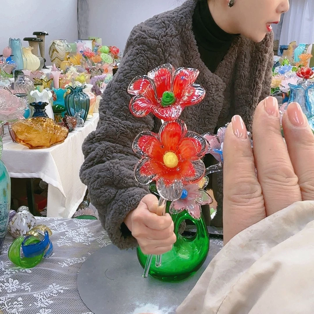 福利琉璃花瓶摆件艺术品