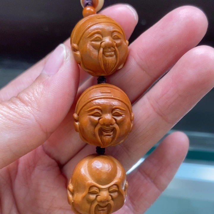 橄榄核手串/手链福禄寿一组