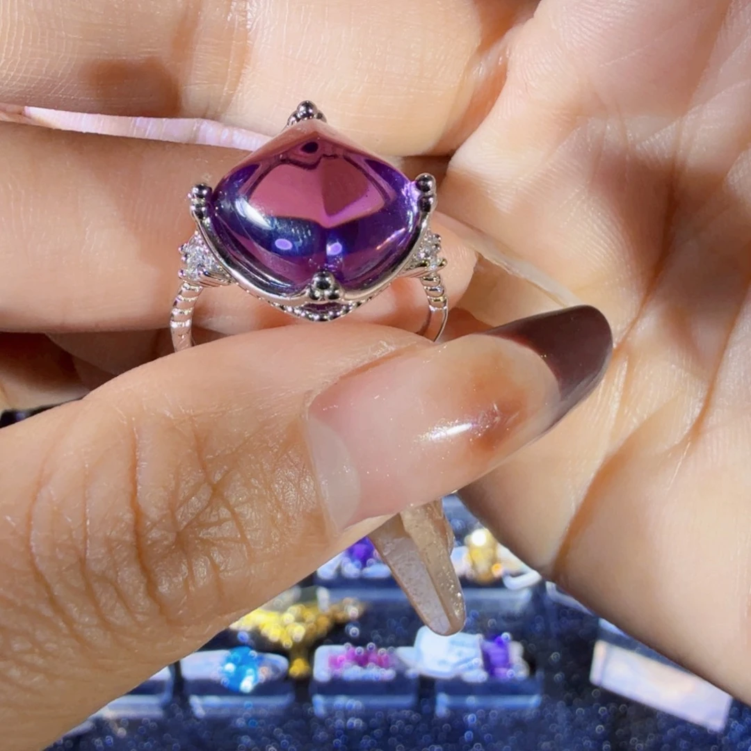 颈饰水晶银S925镶嵌