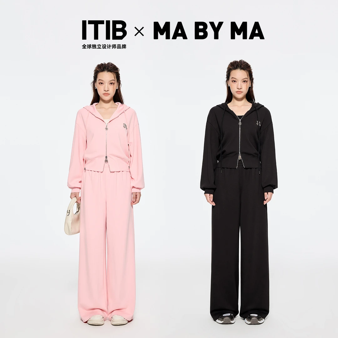 ITIB×MABYMA设计师款 连帽卫衣裤子套装 IA243SZ0168