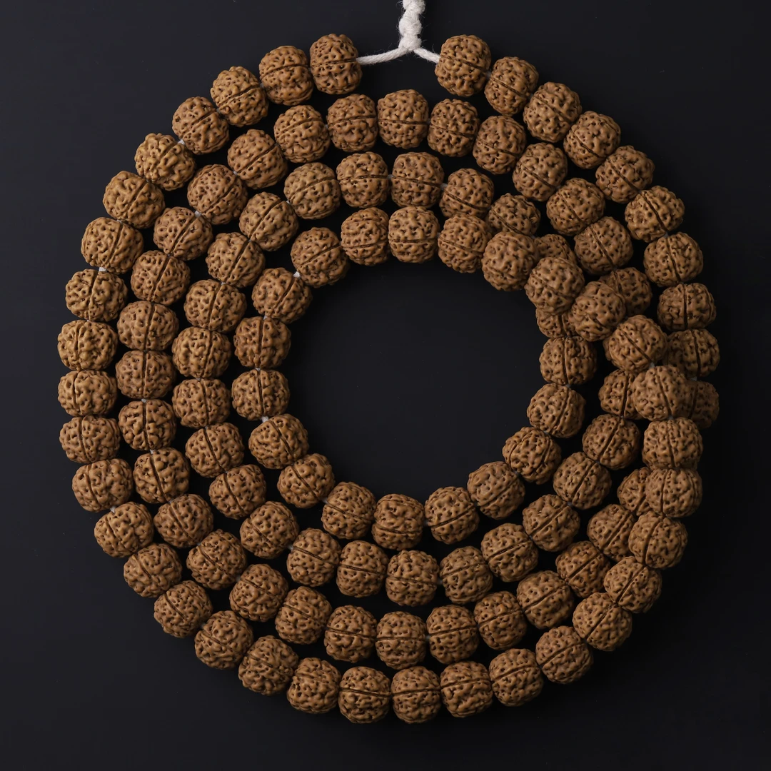 S8458【天价蜂巢】定制款原桩蜂窝小金刚菩提 108文玩长串