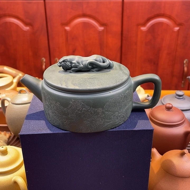 紫砂茶壶处理一把