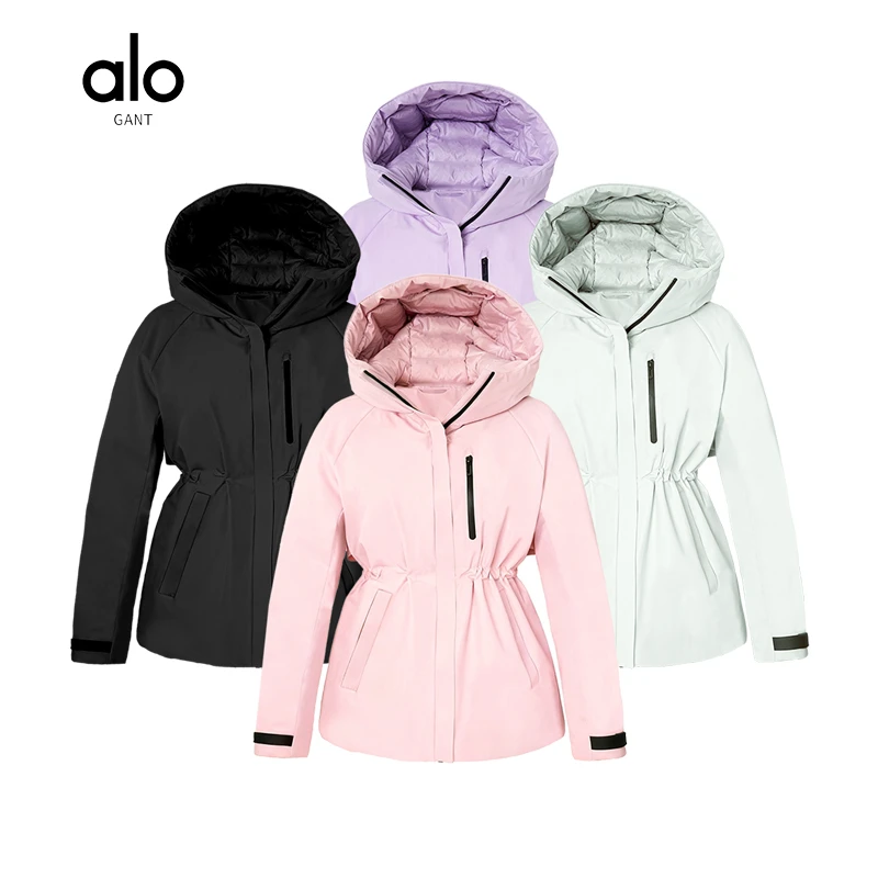 ALOGANT(谷X凌同款联名限定)羽绒服女士冬季新款轻防风外套