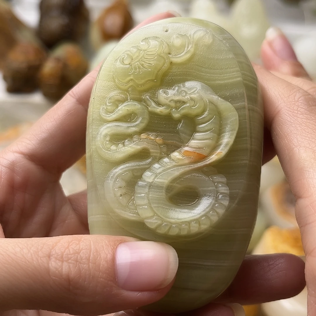 石材古青石不退换蛇