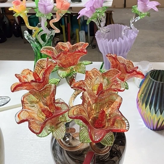 6支夜光花高45厘米宽10厘米