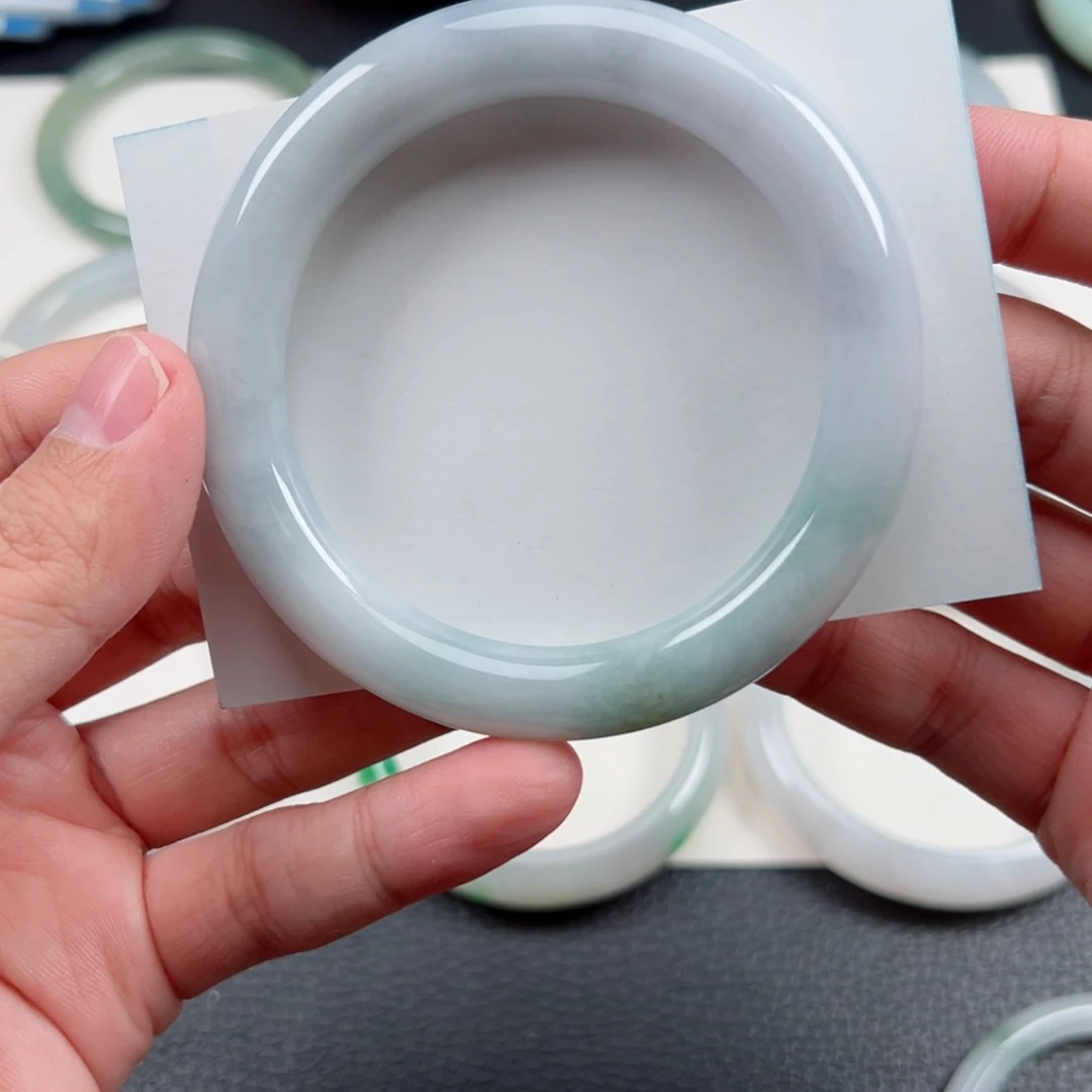 未镶嵌手镯翡翠56.7*10.5*10.3