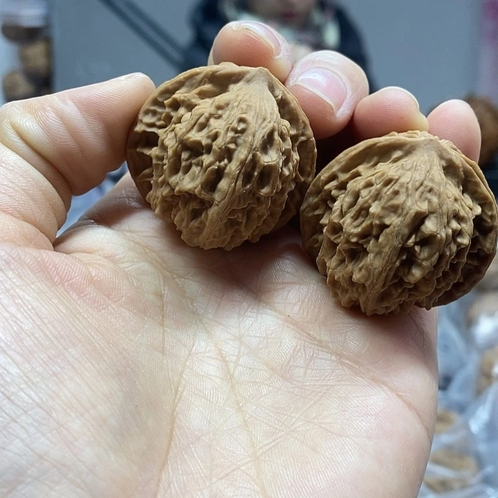 把件文玩核桃36黄杆