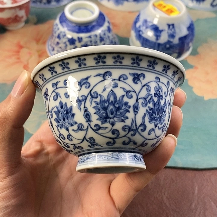 杯徐***姐现代景德镇全手工全手绘茶具1688888