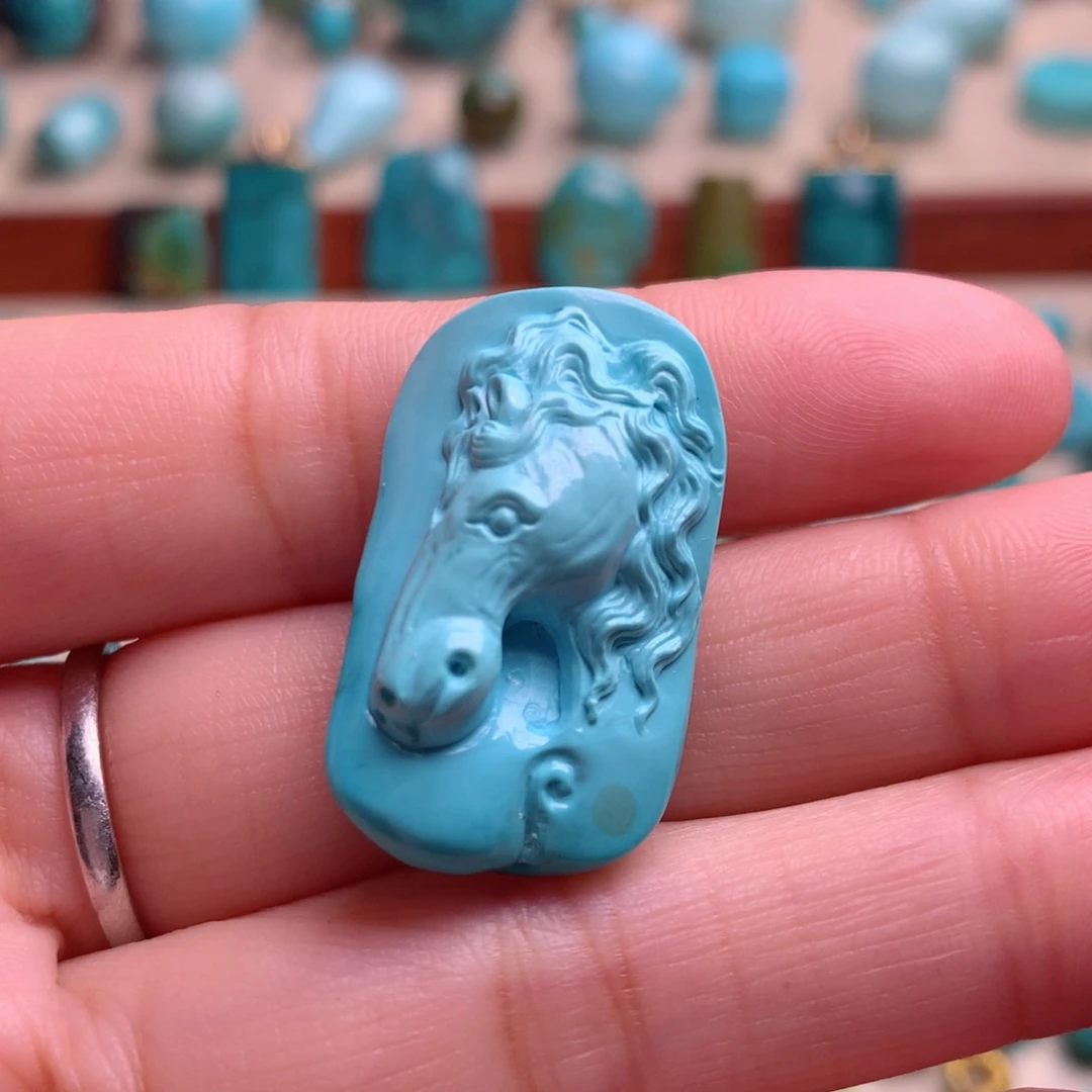 绿松石珠宝奇石未镶嵌