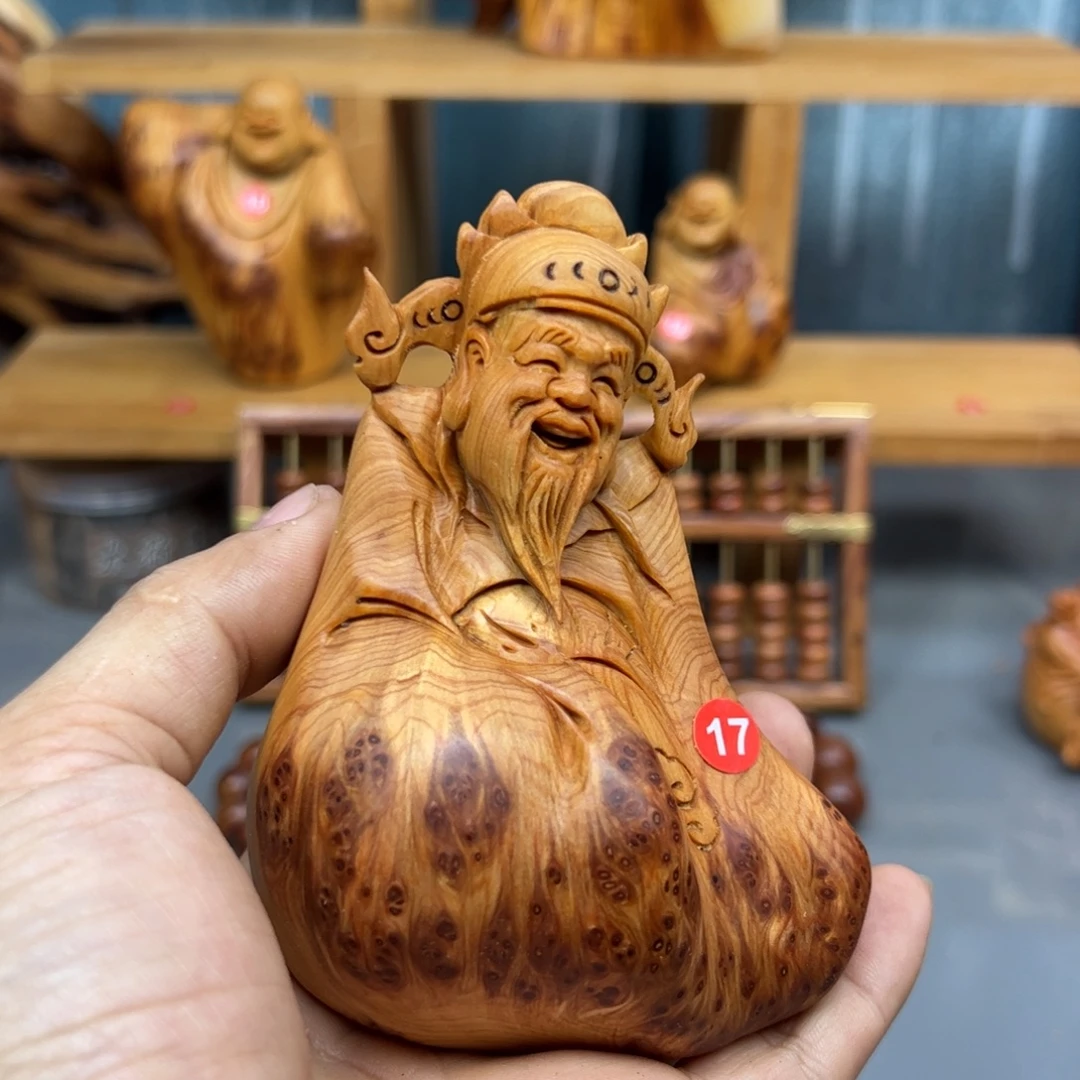 高***忧木崖柏木摆件手把件