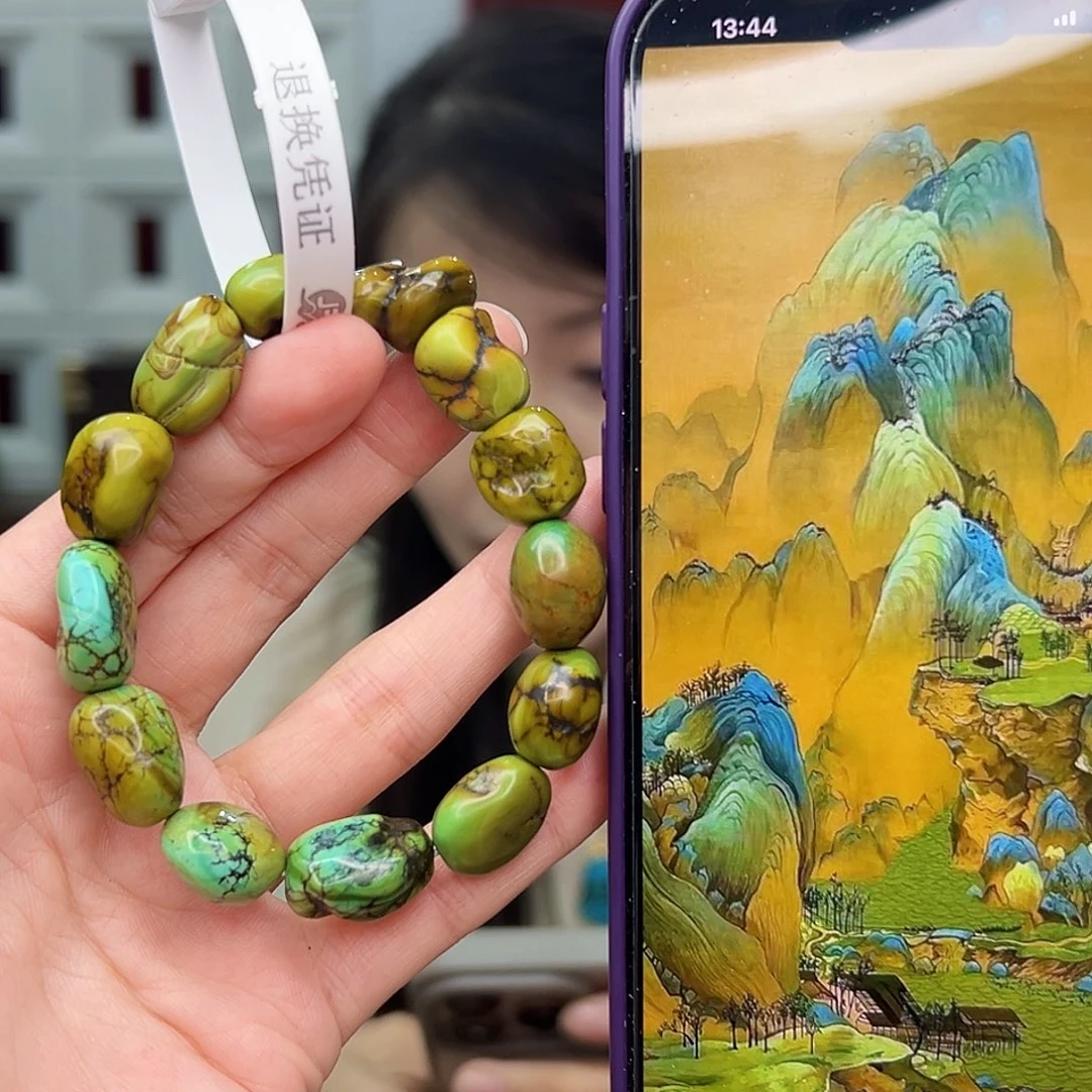 未镶嵌绿松石珠宝奇石