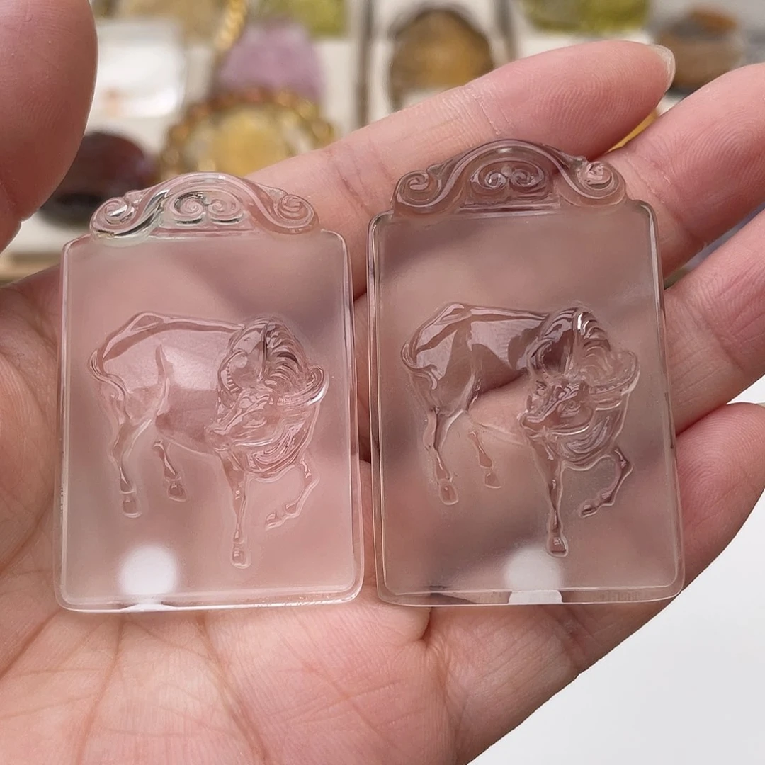 水晶颈饰未镶嵌牧***年定制