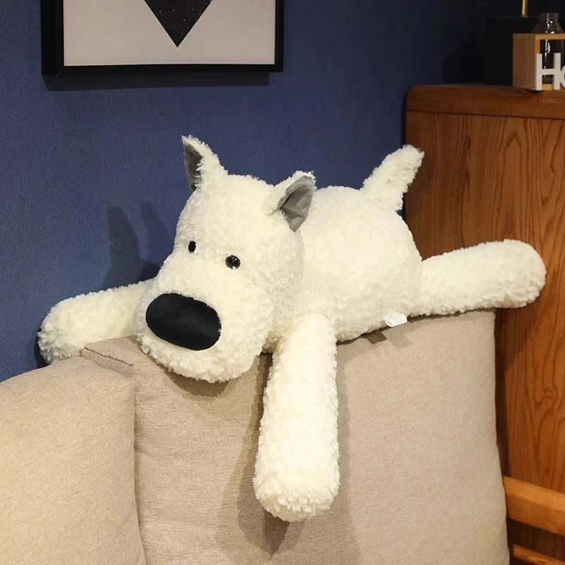 抱枕狗西高地趴趴睡觉办公室午睡安抚可爱送女生生日礼物毛绒玩偶