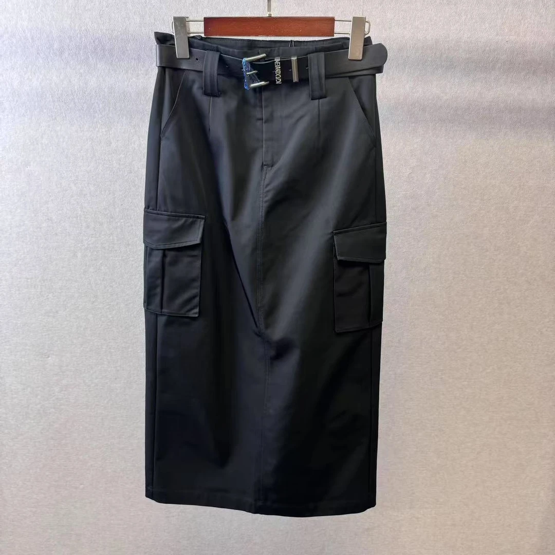 00518南油爆款气质显瘦夏季工装直筒裙