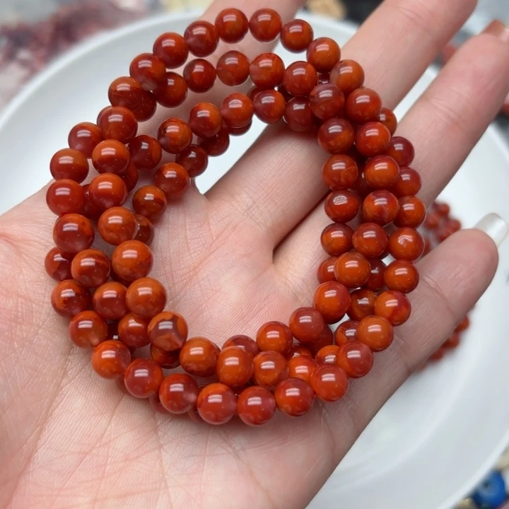 未镶嵌手链南红玛瑙悠*