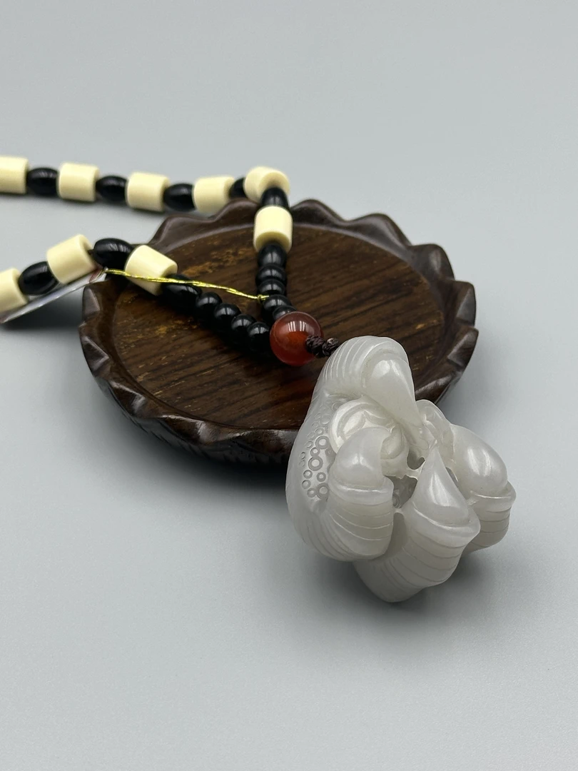 BJ10004【玉祥源】和田玉未镶嵌手把件