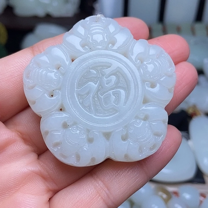 吊坠(不含链)未镶嵌和田玉