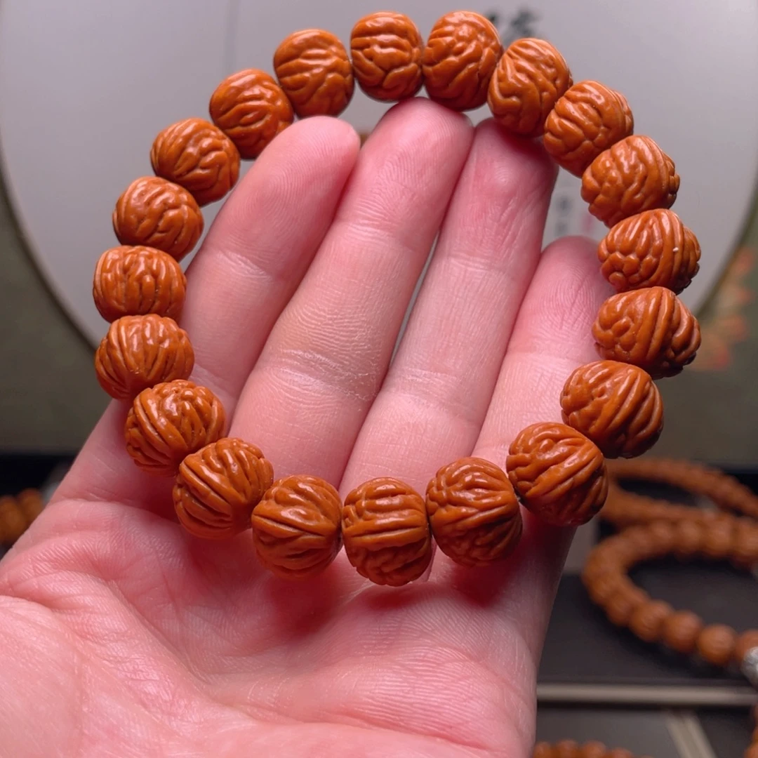 桃核手串14红魔爆肚