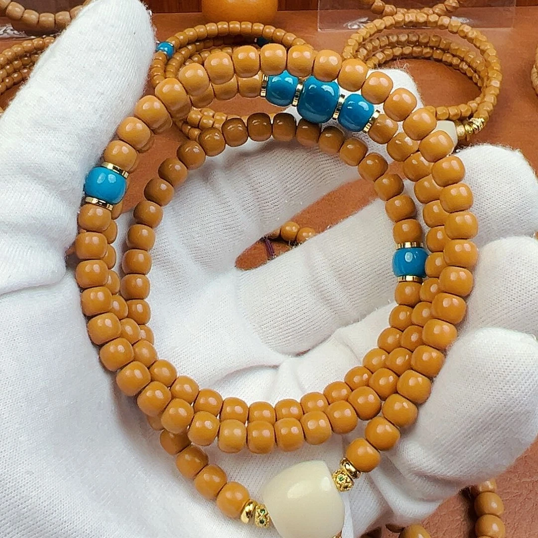 橄榄核手串/手链橄榄核尖老挝老型脖挂6.6