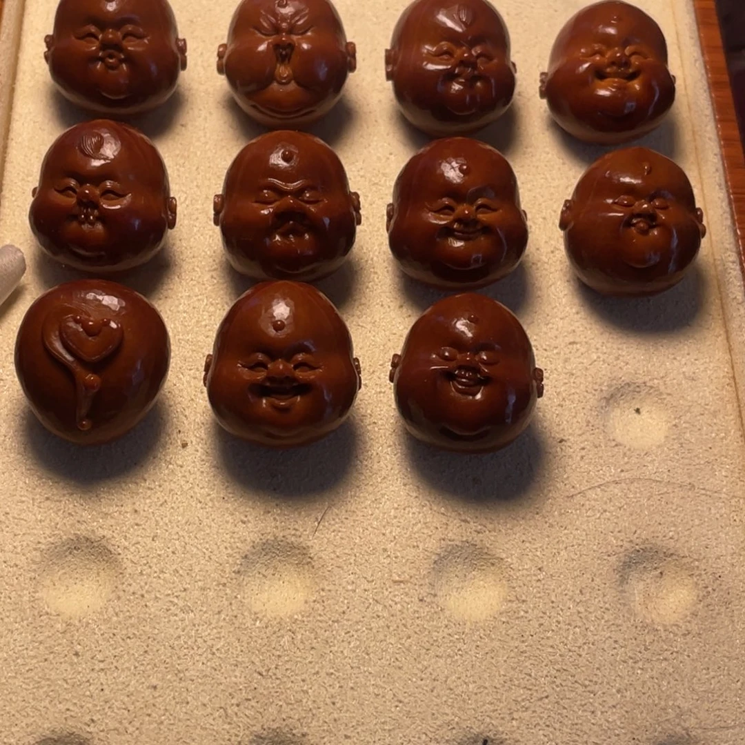 橄榄核手串/手链2.1左右精品包浆人生百态，税小宁本工