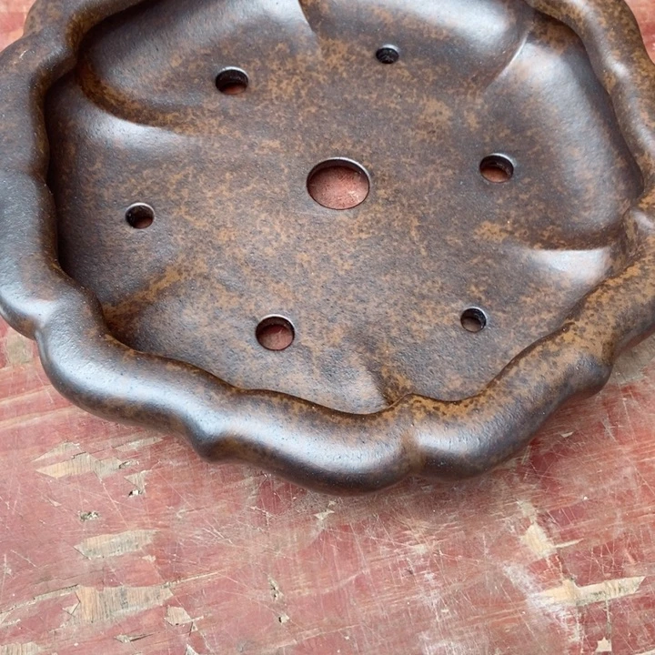 红陶岁**好杨冬益紫砂花盆