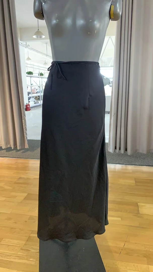 闪闪兒 安乃安丝缎半身裙3013