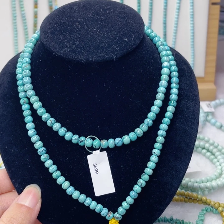 绿松石未镶嵌颈饰