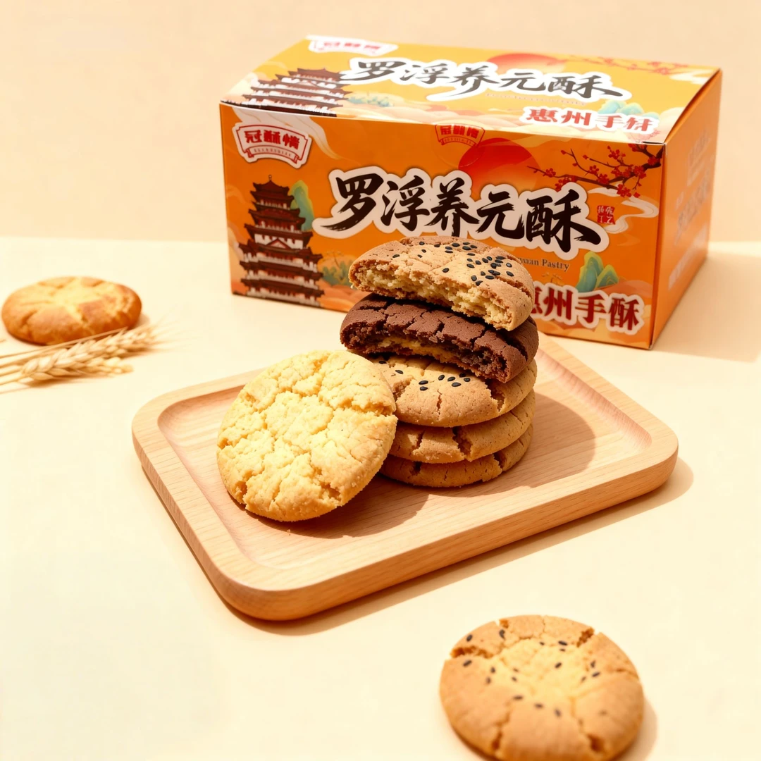 【6盒（3提）优惠组合装】罗浮养元酥中式传统酥饼零食下午茶点礼盒