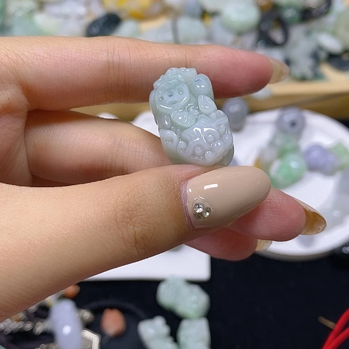 翡翠散珠天然缅甸翡翠