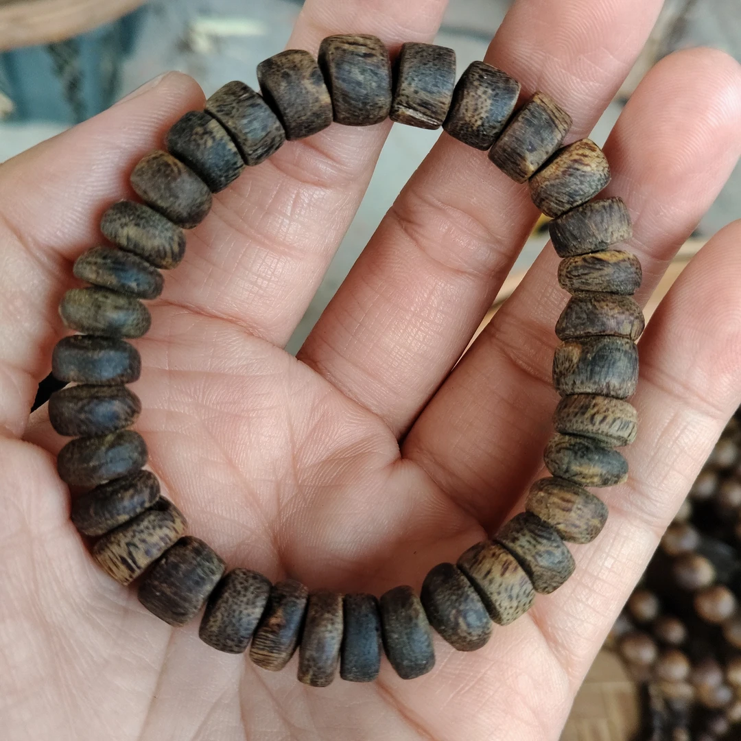 沉香沉香手串沉水树丁手串随型