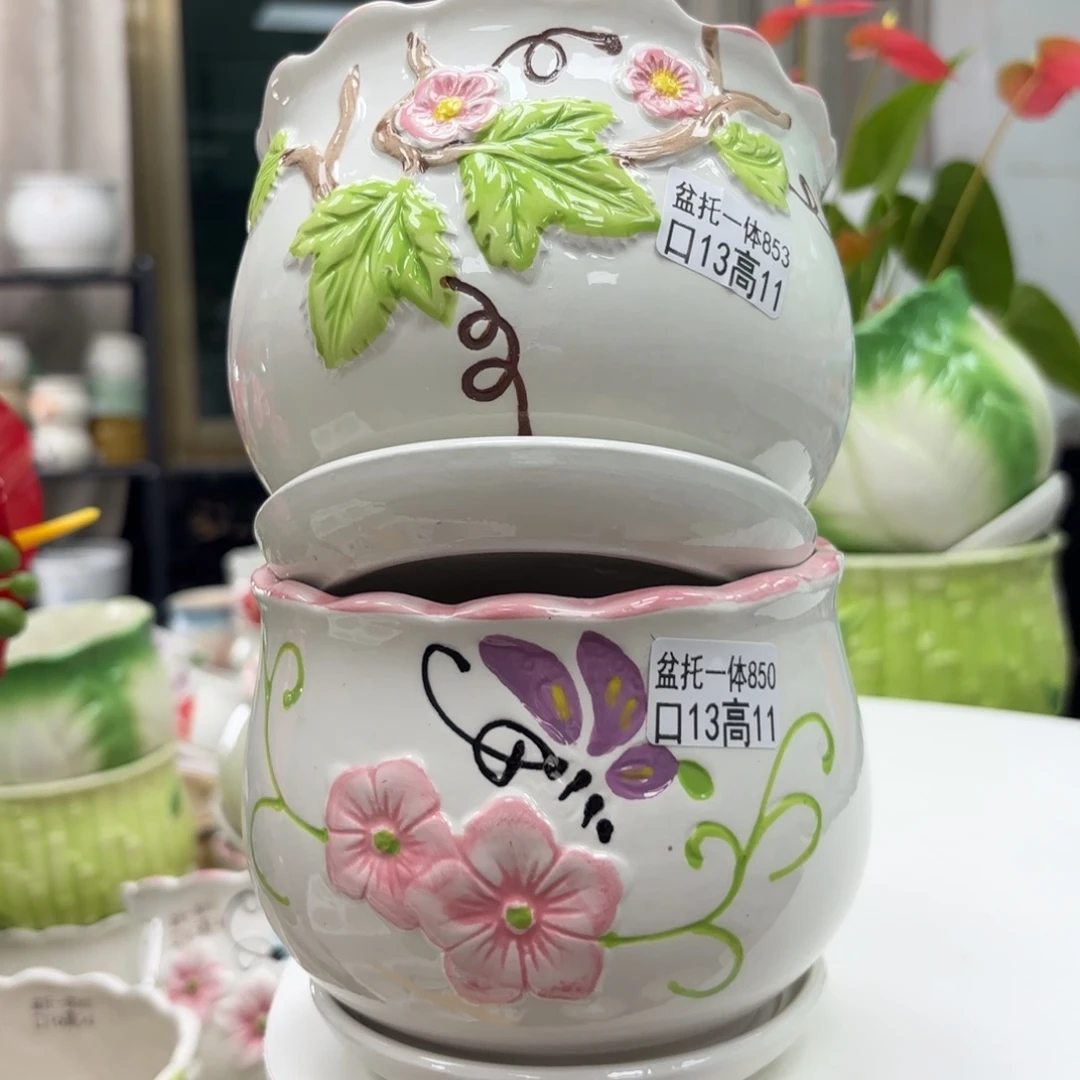 @夏西陶瓷花盆@@5850853