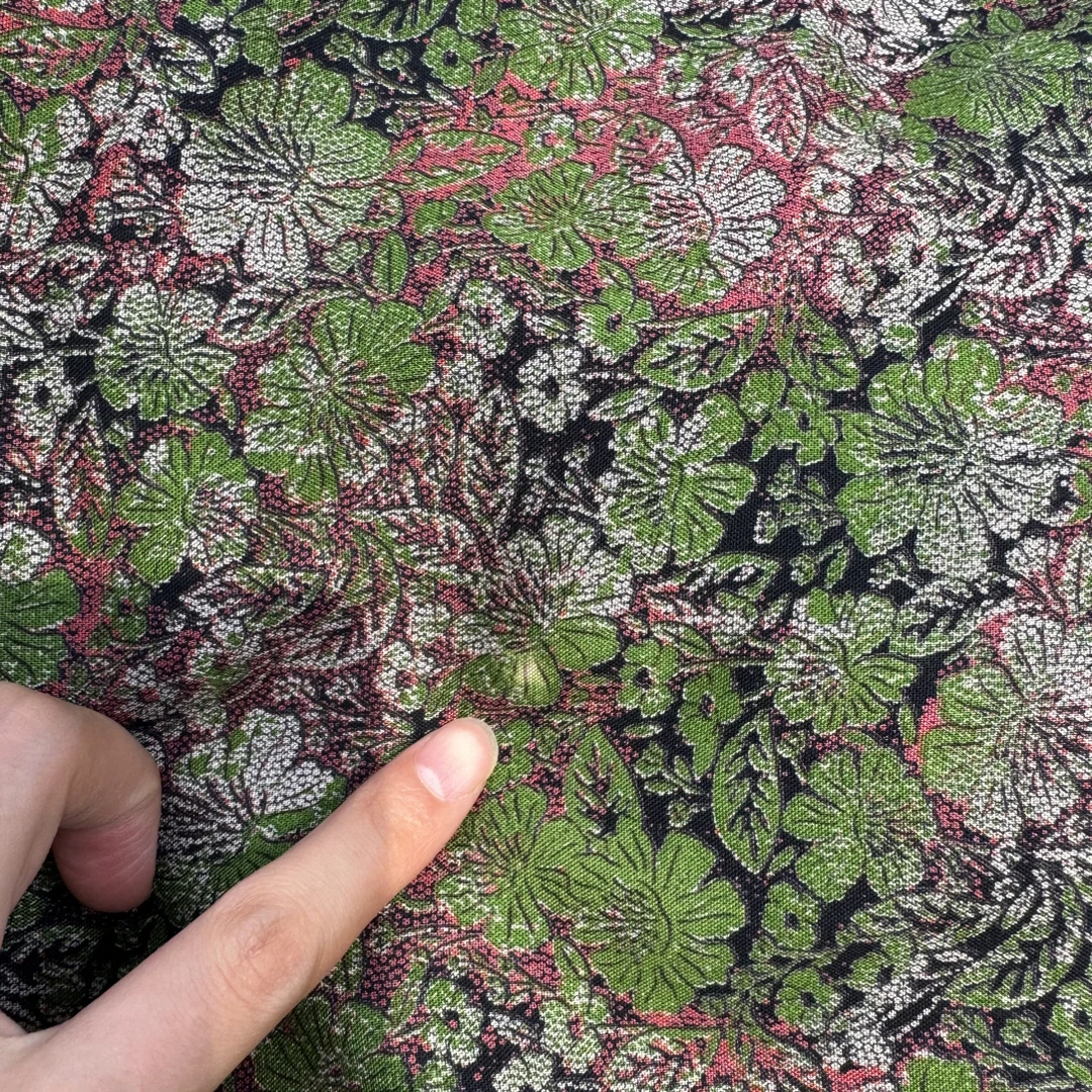 2.05米面料棉绸瑕疵布头,不退不换,介意勿拍!diy自制雕印浮萍
