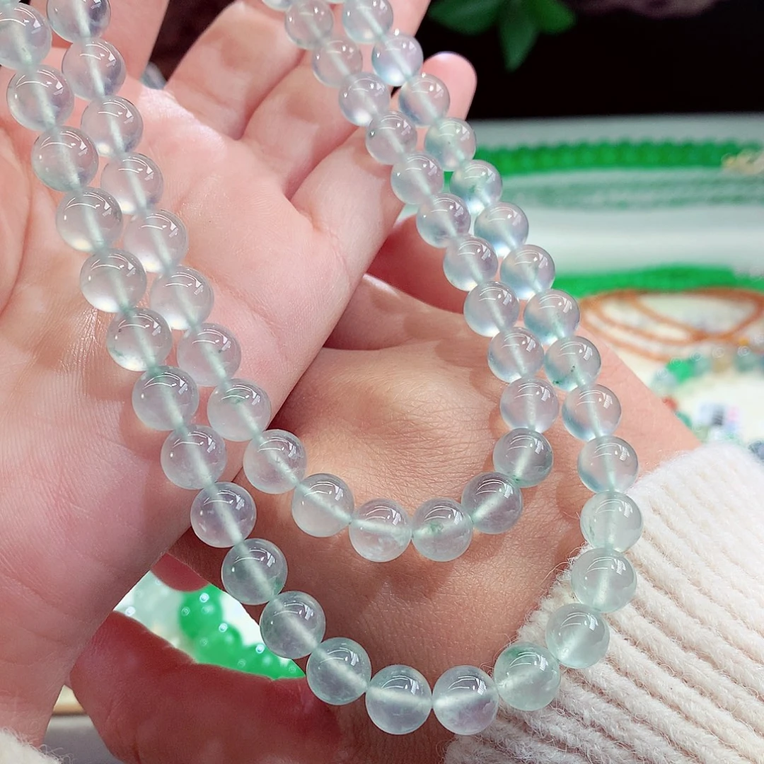 翡翠未镶嵌手链卡8