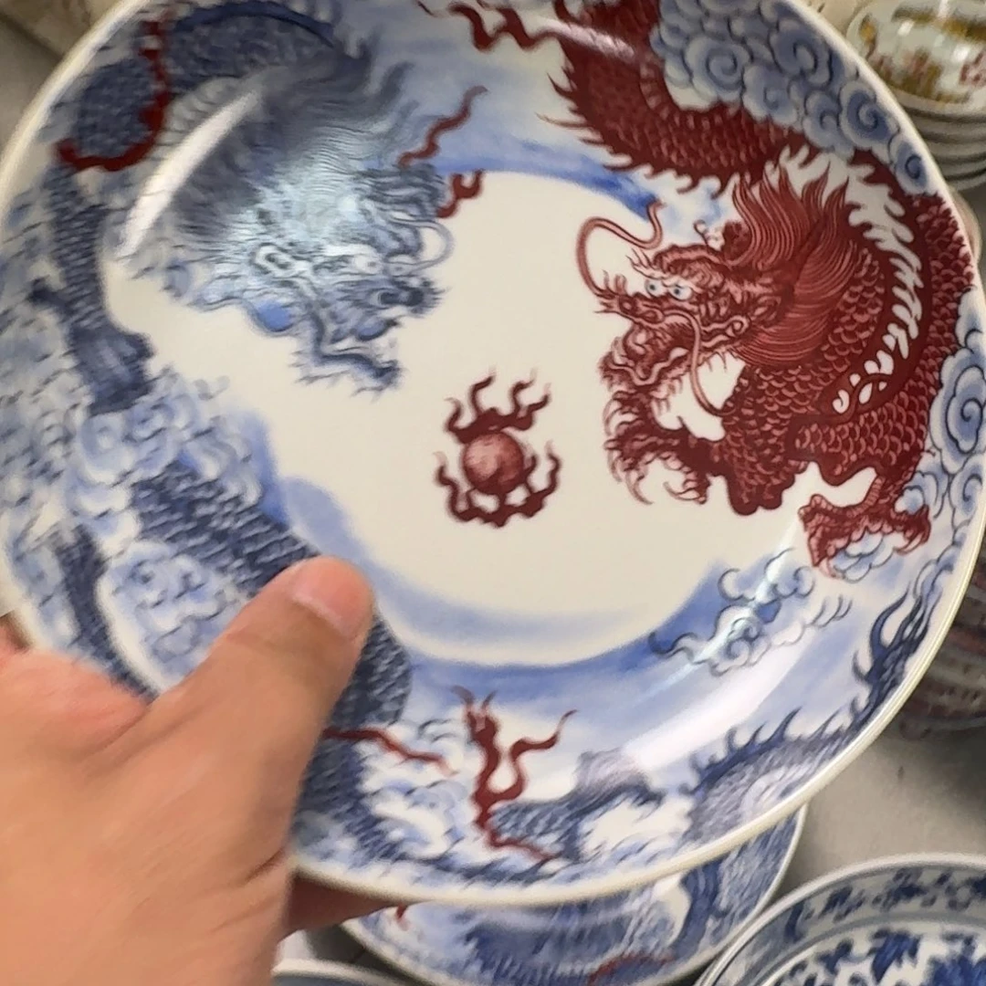 杯双龙戏珠大壶承