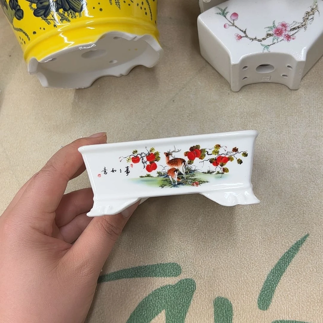 紫砂花盆063号瑕疵10/8/4cn