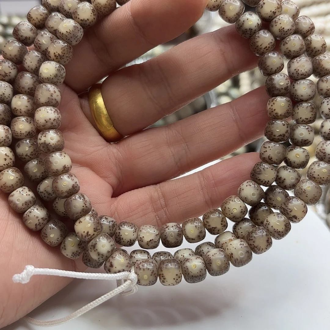 手串星月菩提87水晶果冻大留白