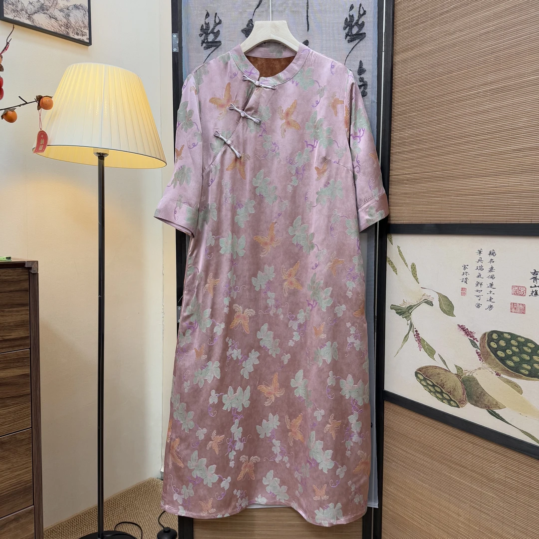 [觅棠]新中式春款连衣裙时尚