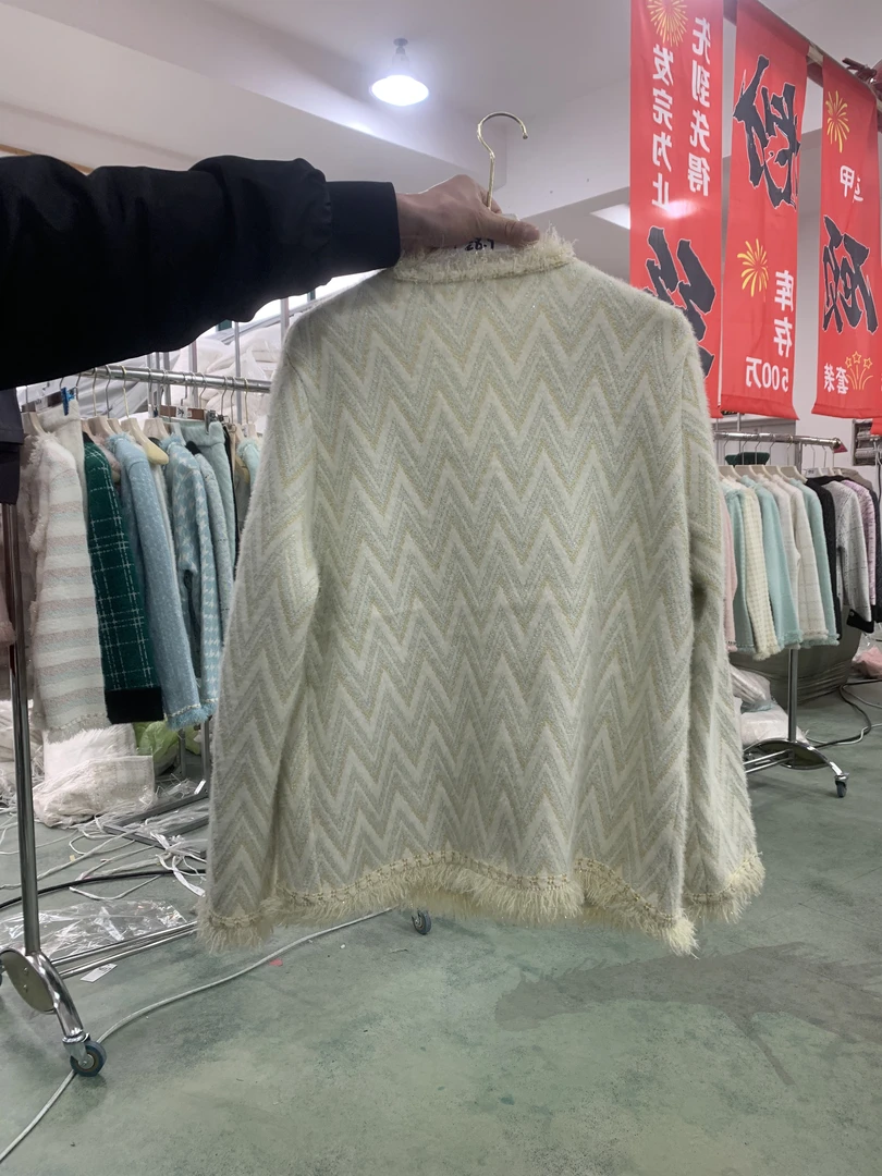 新款显瘦网红气质时尚洋气女装小香风-8888