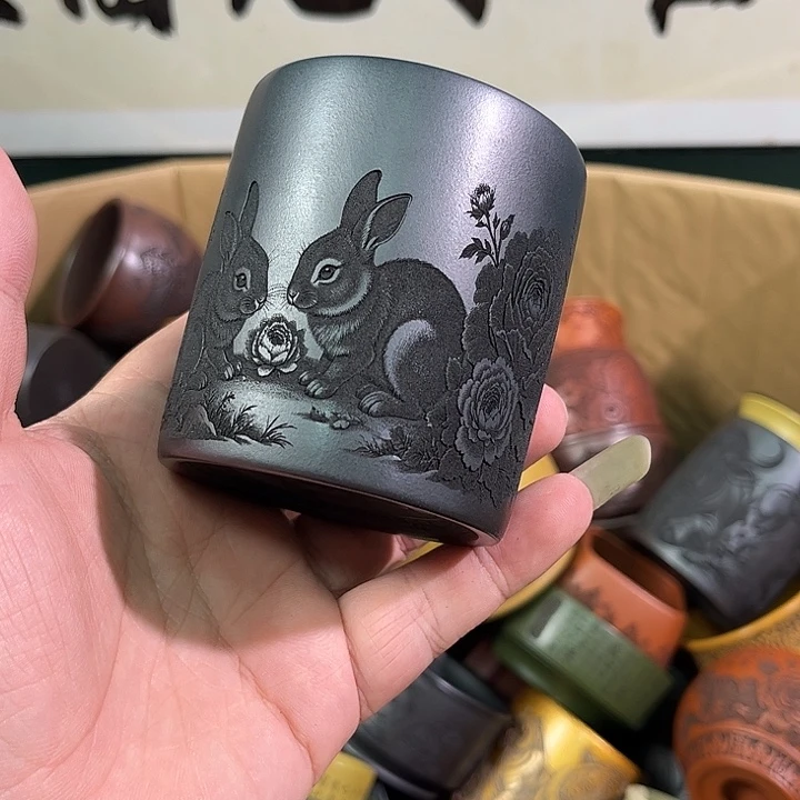 茶杯紫砂全手工紫砂主人杯