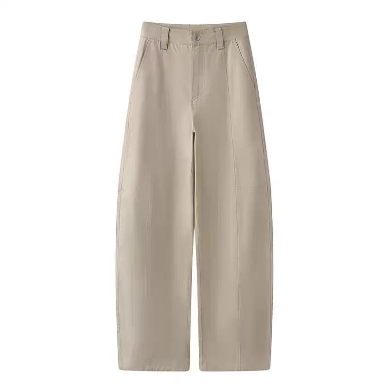 【随性工装裤】2025夏季秦岚同款百搭时尚宽松阔腿休闲裤女.D0134