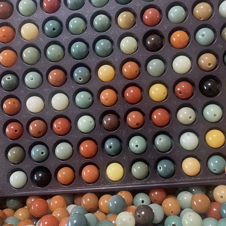 卡10尺寸天然多宝散珠高亮抛光适合DIY配饰