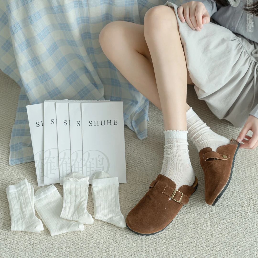 桑蚕丝无骨超薄网眼女袜夏季天丝冰冰凉花边女袜莱赛尔抗起球袜子