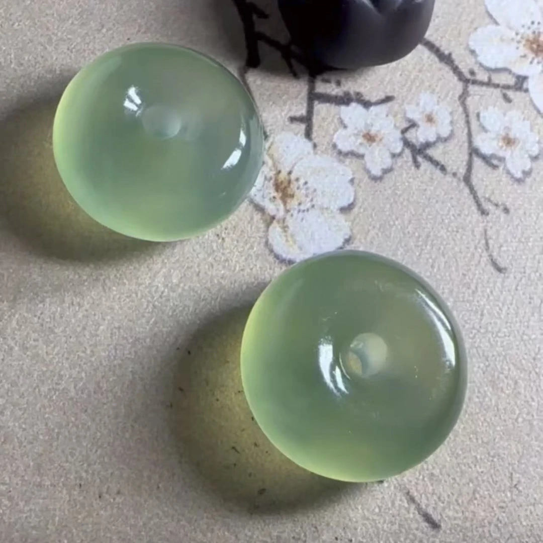 【新年·福利】玉未镶嵌随机发货一个/平安扣加定制花玉手镯